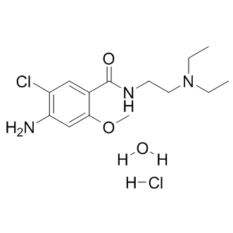盐酸甲氧氯普胺   cas no:54143-57-6   einecs号:230-634-5   分子式