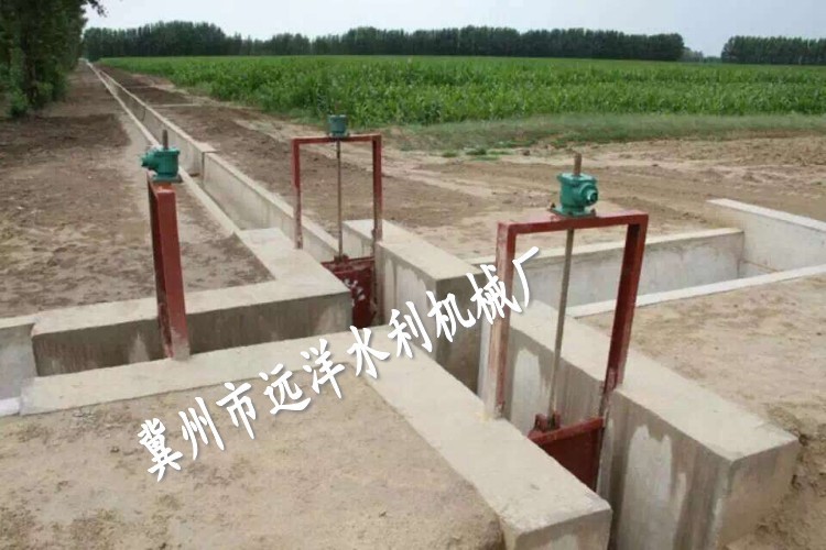 水渠用1米*1米机闸一体铸铁闸门