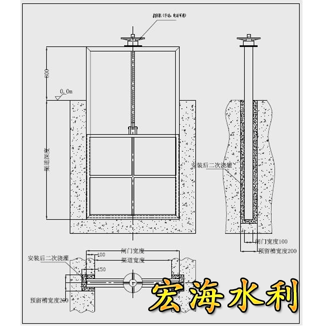 天津水电站渠道闸门精品设备