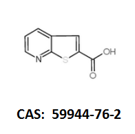 噻吩并[2,3-b]吡啶-2-甲酸 cas:59944-76-2