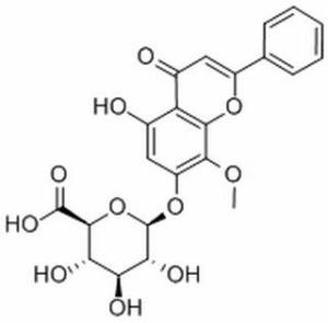 汉黄芩苷 (cas no.51059-44-0)
