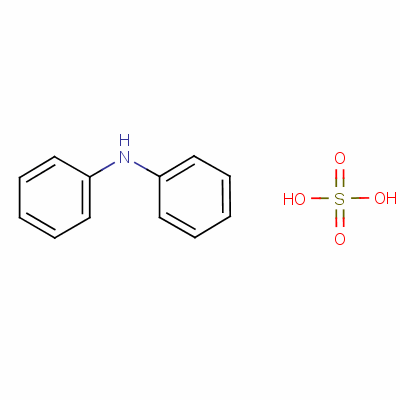 用途:中间体分子式:c12h11n·h2o4s纯度:99%别名:二苯胺,硫酸盐cas