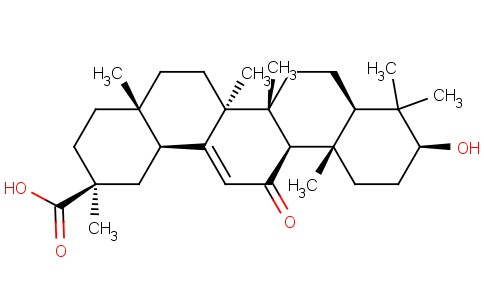 甘草次酸结构式图片