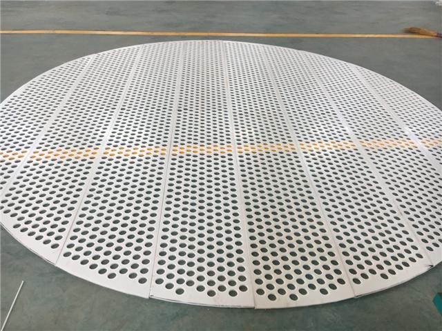 DN3750脱硫除尘均流板 PP聚丙烯材质均流板 类似于穿孔塔板
