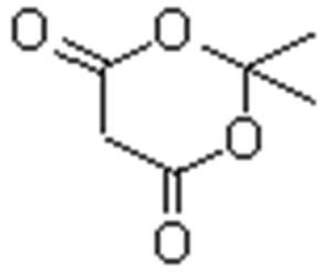 CAS号：2033-24-1；丙二酸环(亚)异丙酯；2,2-Dimethyl-1,3-dioxane-4,6-dione