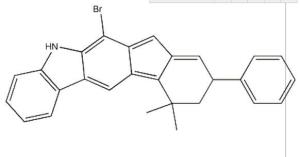 2-溴-7,7-二甲基-5-苯基-茚[2,1-b]并咔唑1257220-44-2