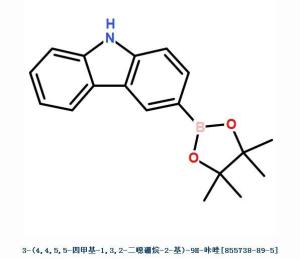 3-(4,4,5,5-四甲基-1,3,2-二噁硼烷-2-基)-9H-咔唑855738-89-5