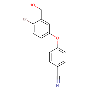 4-(4-bromo-3-(hydroxymethyl)phenoxy)benzonitrile CAS号：906673-45-8 现货优势供应