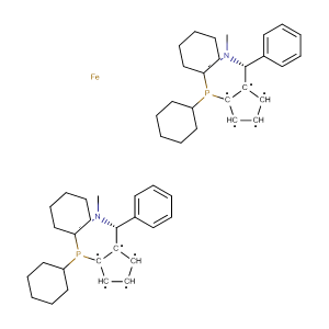 (SP,S′P)-1,1′-双(二环己基膦基)-2,2′-双[(R)-α-(二甲氨基)苄基]二茂铁