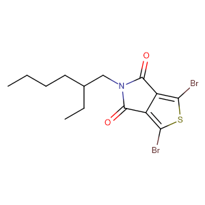 1,3-二溴-5-乙基己基-4H-噻吩并(3,4-C)吡咯-4,6(5H)-二酮 CAS号：1231160-83-0 现货优势供应 科研试剂