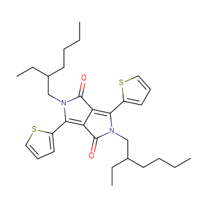 2,5-双(2-乙基己基)-3,6-二(噻吩-2-基)吡咯并[3,4-c]吡咯-1,4(2H,5h)-二酮  CAS号：1185885-86-2 现货优势供应 科研试剂