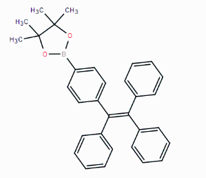  1-(4-苯硼酸频哪醇酯)-1,2,2-三苯乙烯 1-(4-Phenylboronic acid pinacol ester)-1,2,2-triphenylethene  CAS号：1260865-91-5 现货优势供应