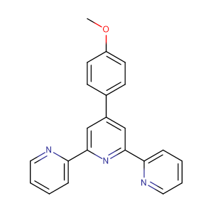 4'-(4-甲氧基苯基)-2,2':6',2''-三联吡啶 CAS号：13104-56-8 现货优势供应 科研试剂