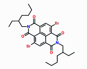 2,6-二溴-N,N'-双(2-乙基己基)-1,8:4,5-萘四甲酰基二酰亚胺 CAS号：1088205-02-0 科研