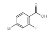 4-溴-2-氟苯甲酸CAS号：112704-79-7