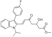 (E)-7-[3-(4-氟苯基)-1-(1-甲基乙基)-吲哚-2-基]-3-羟基-5-氧代庚-6-烯酸甲酯