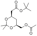 (4R-cis)-6-[(乙酰氧基)甲基]-2,2-二甲基-1,3-二氧六环-4-乙酸叔丁酯