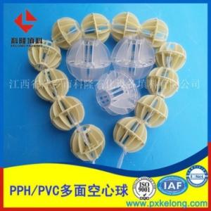 PPH多面空心球填料DN38型號高清圖片江西萍鄉科隆直銷