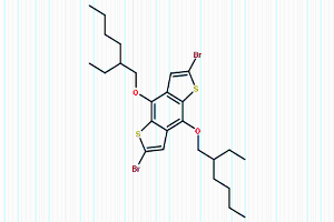 BDTO26-2Br ；2,6-二溴-4,8-雙[(2-乙基己基)氧基]-苯并[1,2-B:4,5-B']二噻吩;  CAS：1226782-13-3  自主生產(chǎn)，主營產(chǎn)品，價格優(yōu)惠（現(xiàn)貨供應(yīng)，科研產(chǎn)品，高校/研究所/科研單位先發(fā)后付）