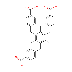4-({3,5-bis[(4-carboxyphenyl)methyl]-2,4,6-trimethylphenyl}methyl)benzoic acid cas号:1783815-47-3 现货优势供应 科研产品