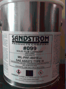 sandstrom b551 moly/ptfe gasket coating