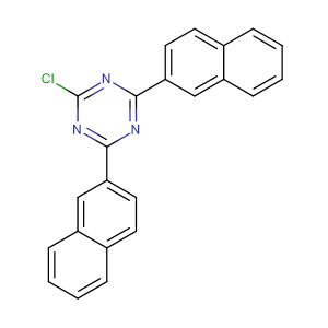 2-氯-4,6-二(萘-2-基)-1,3,5-三嗪 CAS号；1247124-77-1 现货优势供应