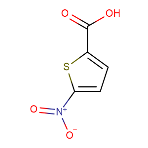 5-硝基噻吩-2-甲酸 CAS:6317-37-9 现货优势供应 科研试剂