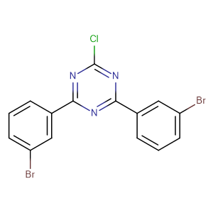 2,4-双(3-溴苯基l)-6-氯-1,3,5-三嗪 cas号:1615242-54-0 现货优势供应 科研产品
