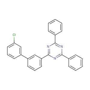 2-(3'-氯[1,1'-联苯]-3-基)-4,6-二苯基-1,3,5-三嗪 cas号:1443049-83-9 现货优势供应 科研产品
