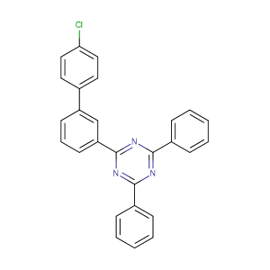 2-(4'-氯[1,1'-联苯]-3-基)-4,6-二苯基-1,3,5-三嗪 cas号:1443049-85-1 现货优势供应 科研产品