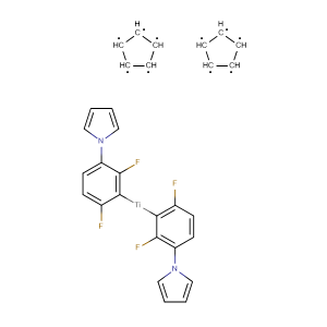 双2,6-二氟-3-吡咯苯基二茂钛 cas号:125051-32-3 现货优势供应 科研产品