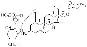 麦冬皂苷B单硫酸酯94898-61-0分析标准品,HPLC≥98%