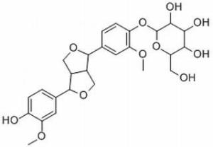 (+)松脂素-β-D-吡喃葡萄糖苷69251-96-3分析标准品,HPLC≥98%