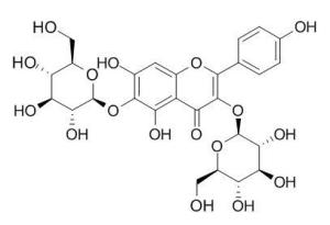 6-羟基山奈酚-3,6-二-O-葡萄糖 苷142674-16-6分析标准品,HPLC≥98%